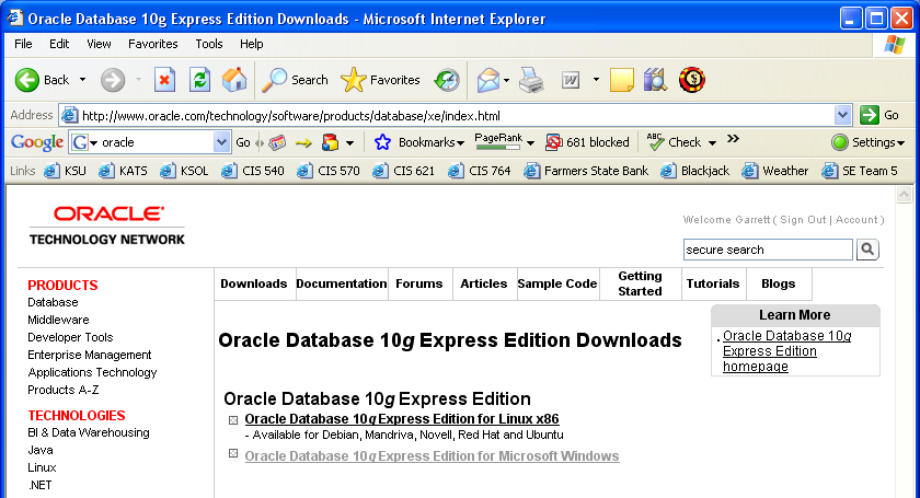 oracle 9i database download